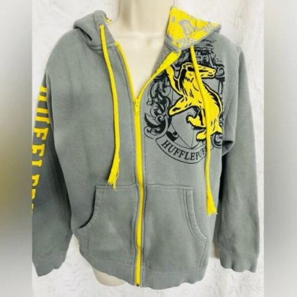 Harry Potter Hufflepuff Hooded Sweatshirt Size M - Picture 6 of 6